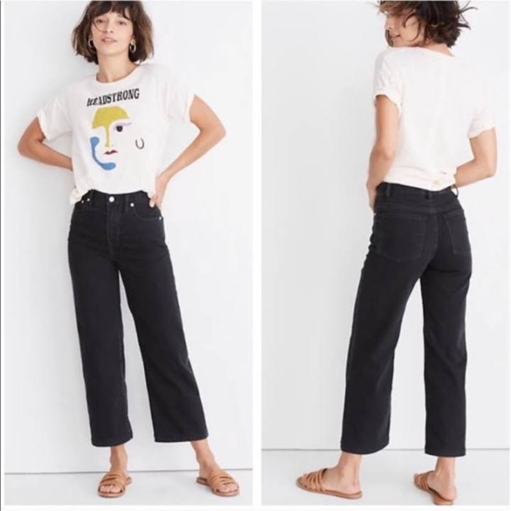 Madewell Slim Wide Leg Crop